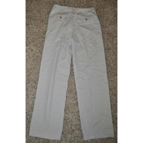 Boys Khakis The Childrens Place Pants 14 Beige Flat Front Adjustable Waist Dress - Picture 4 of 5